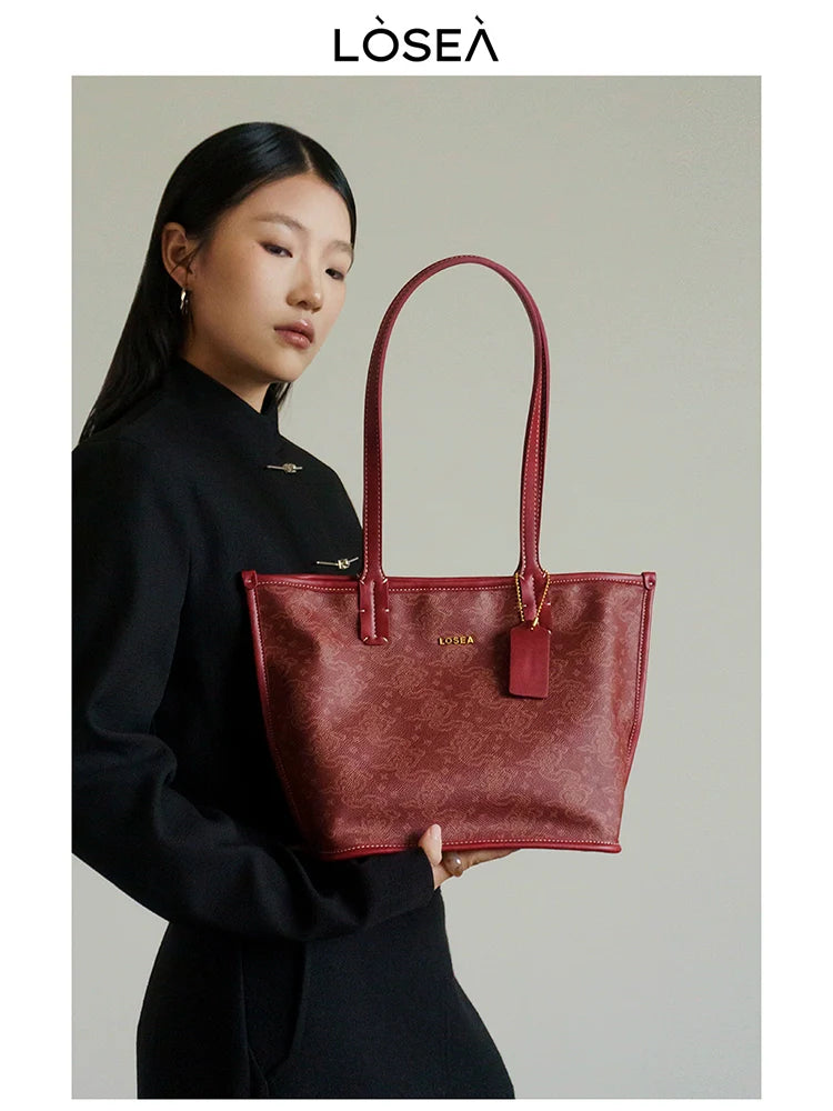 LOSEA Ruyi Moire Versatile Tote Bag