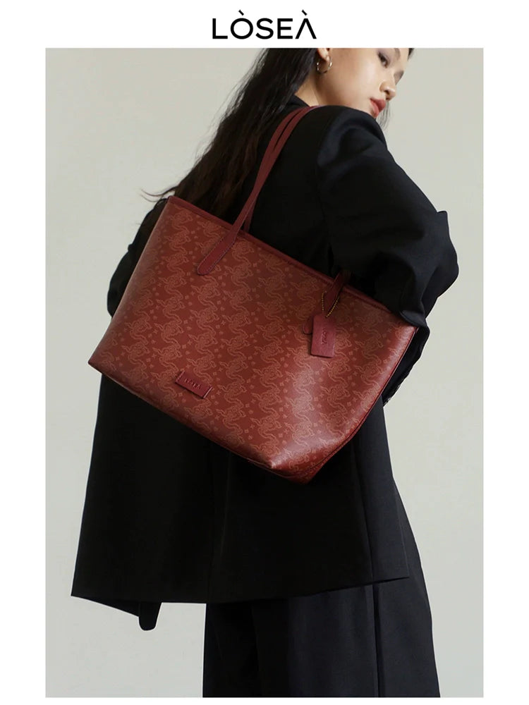 LOSEA Ruyi Moire Portable Tote Bag