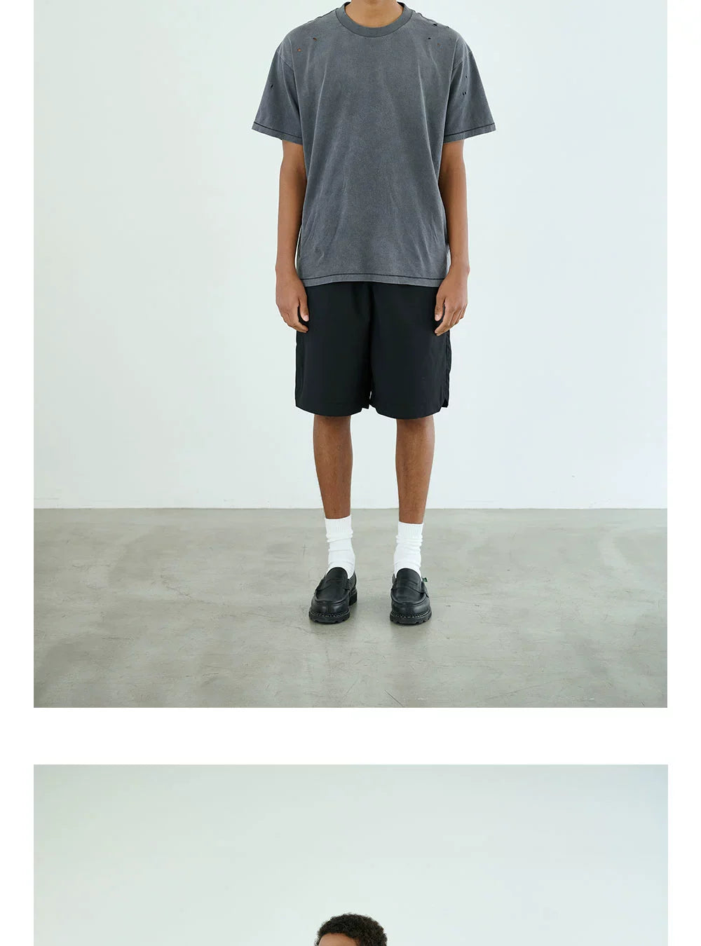 Anniehall Vintage Ripped Single Stitch Tee