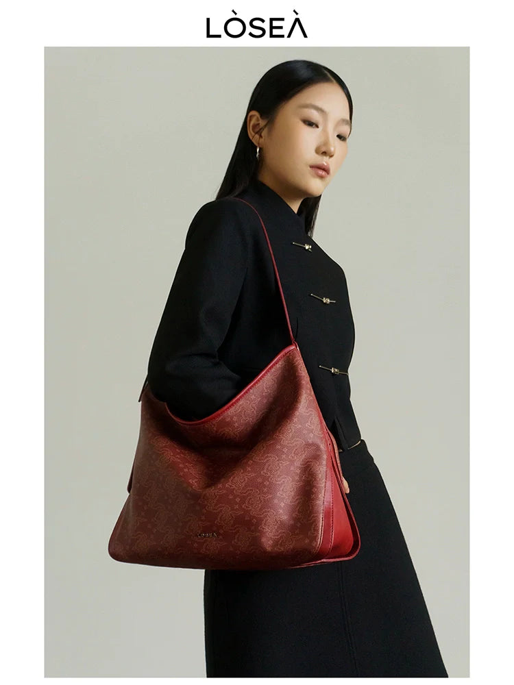 LOSEA Ruyi Cloud Premium Versatile Pattern Tote Bag