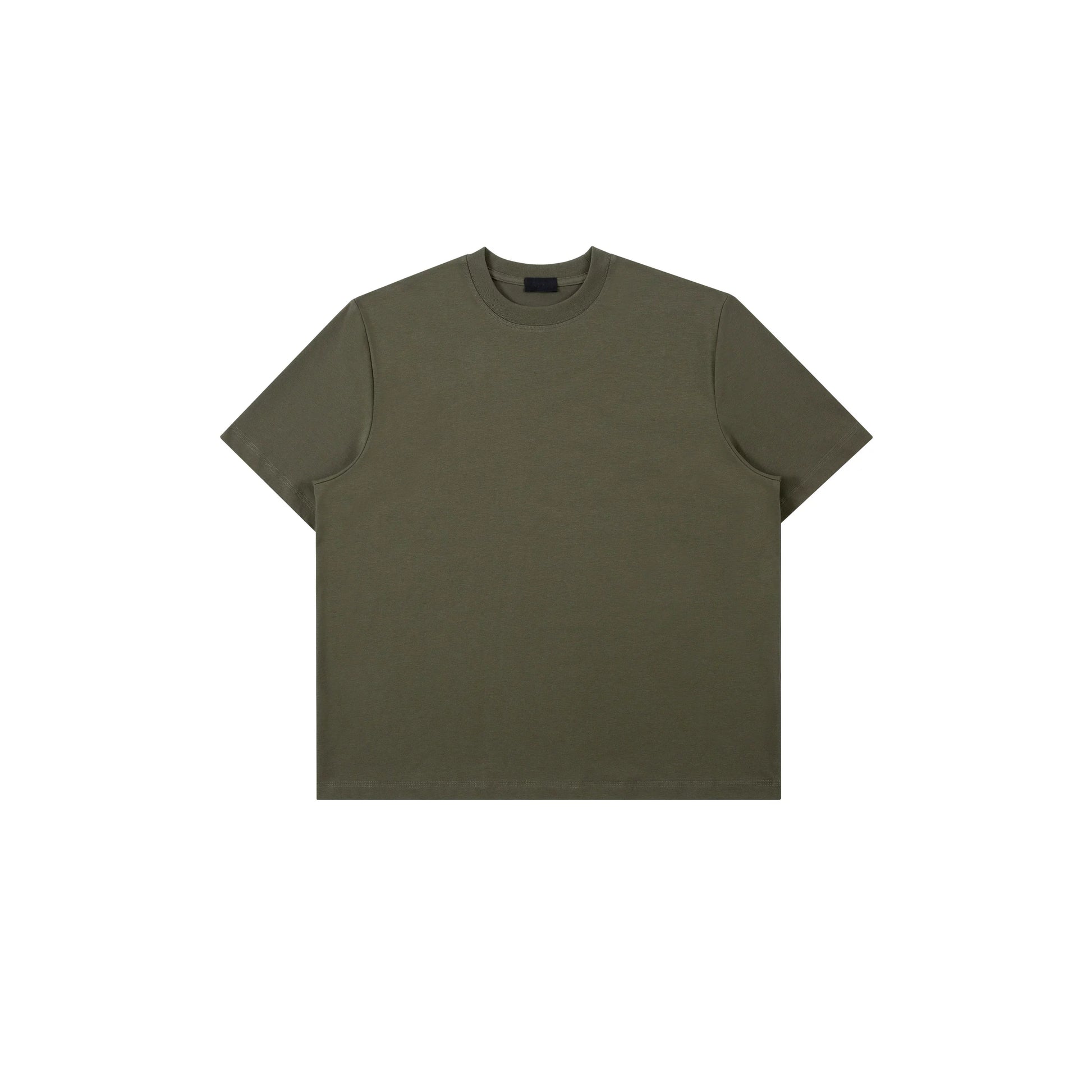 PLUS NO LOGO Small Neckline Short Wide Cool Tee