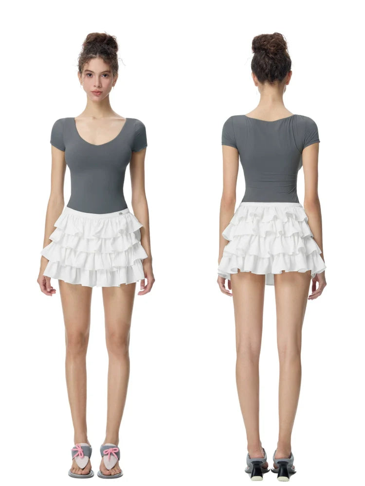 ABMY Ballet Pure Lust Ruffle Cake Skirt