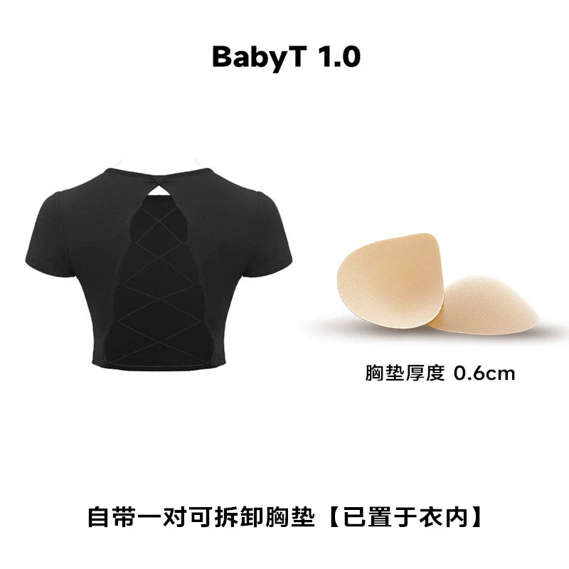 ABMY Back Hollow Strap with Chest Pad Tee