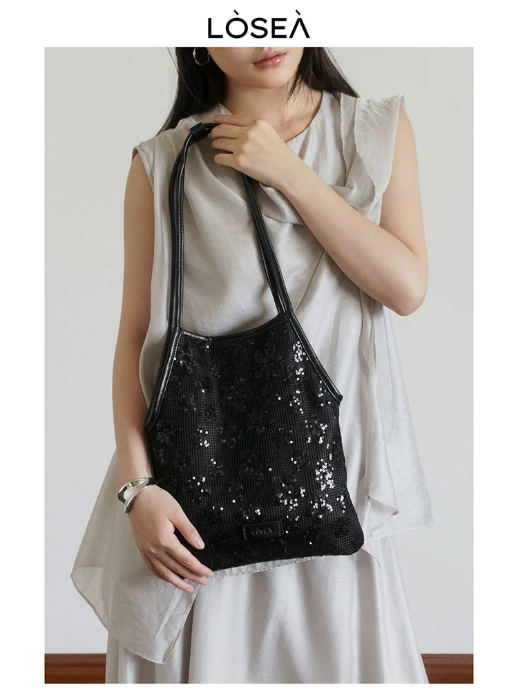 LOSEA Blingbling Sequined Premium Shoulder Bag