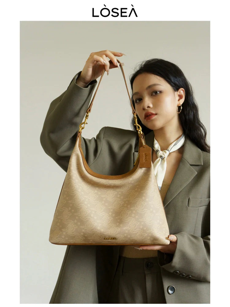 LOSEA Ruyi Moire Underarm Shoulder Bag