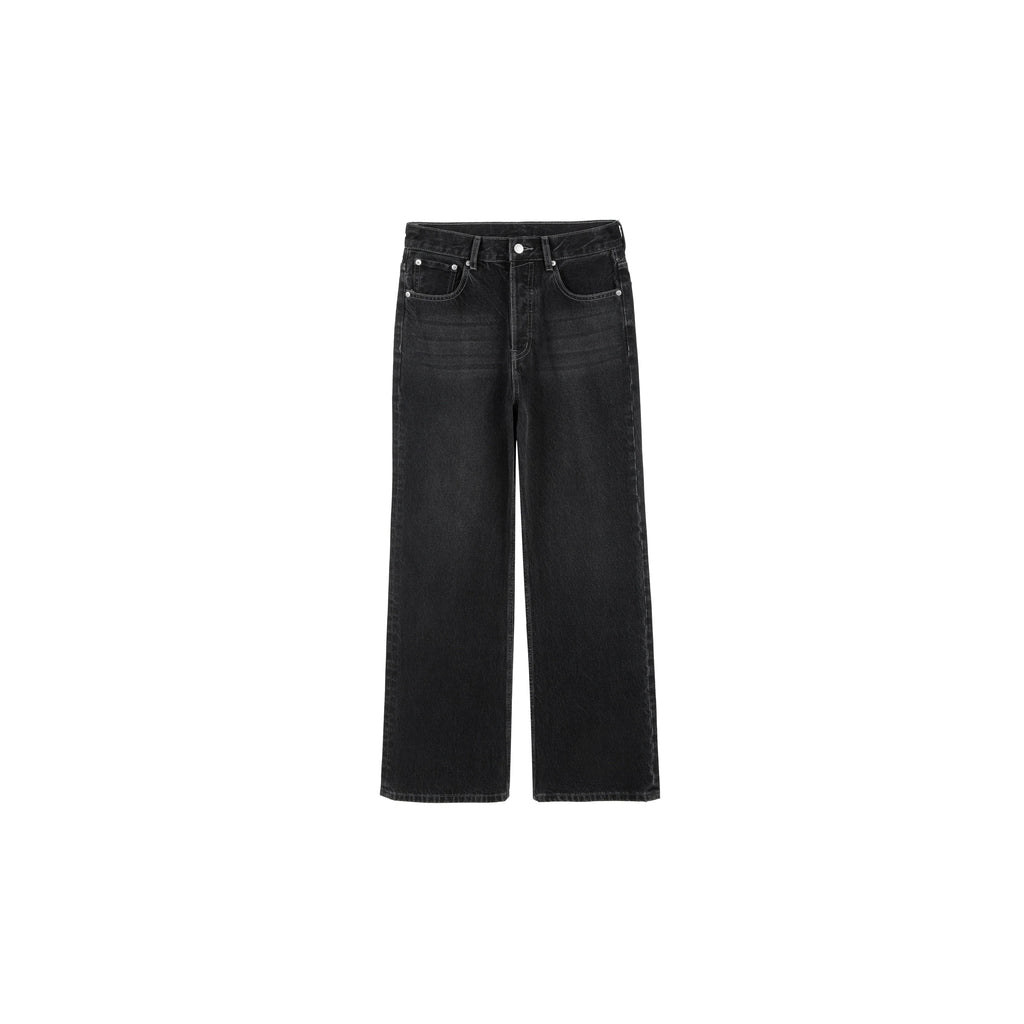 PLUS NO LOGO Washed Old Loose and Micro-pulled Jeans