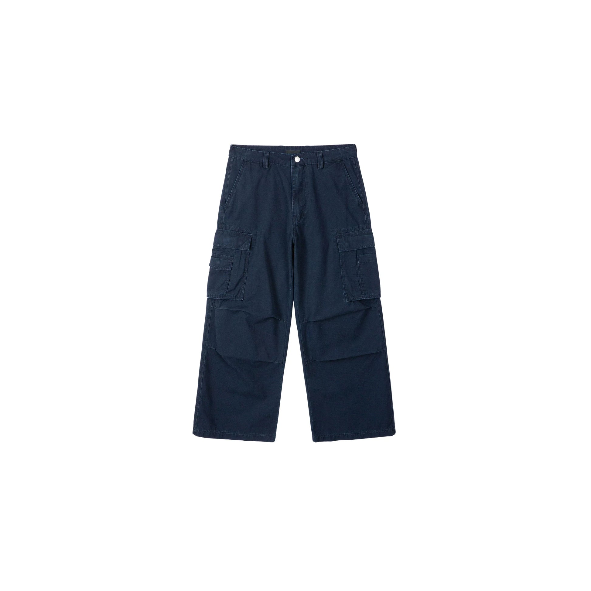 PLUS NO LOGO Washed Loose Wide-leg Cargo Pants