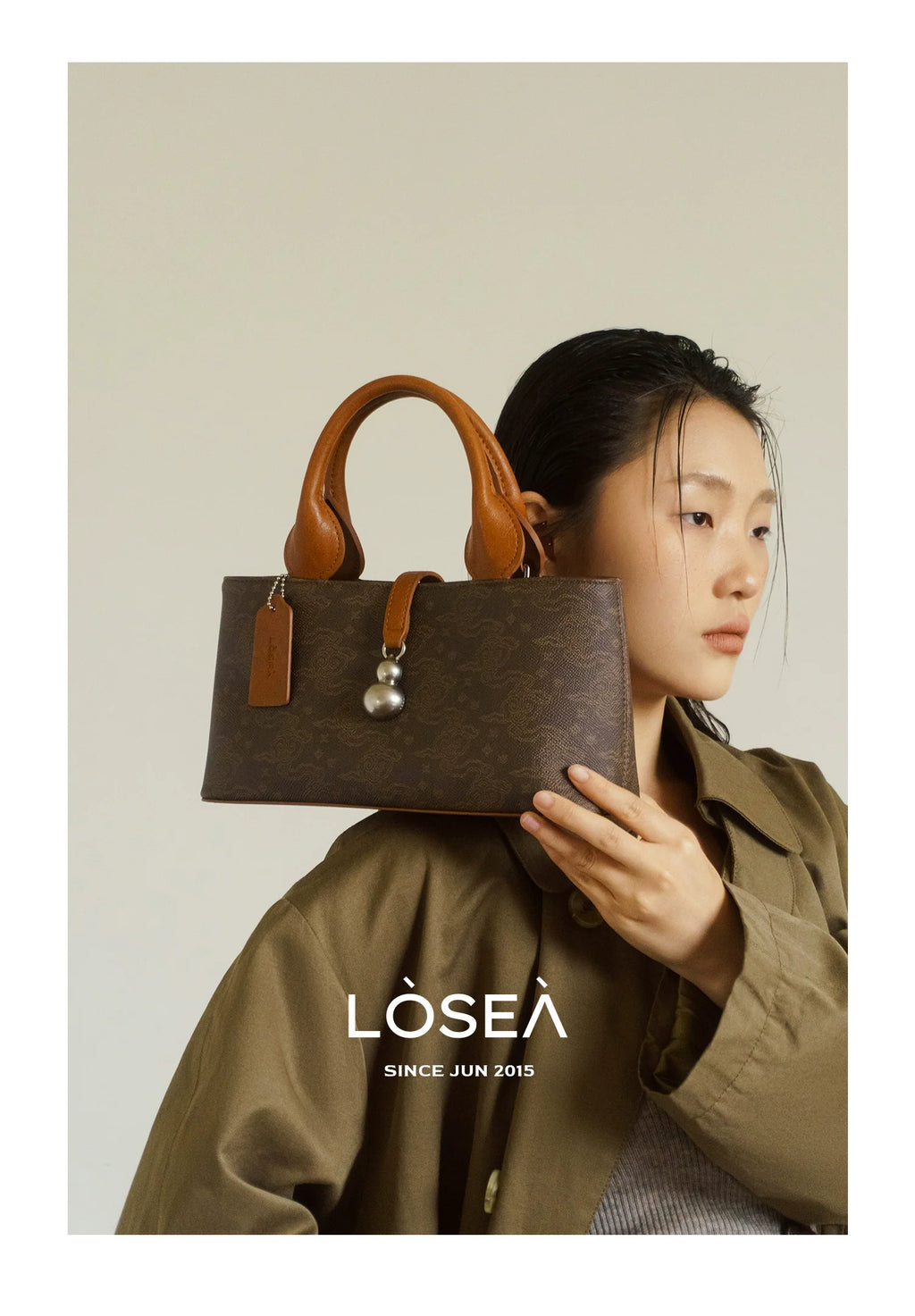 LOSEA Ruyi Cloud Pattern National Style Gourd Shoulder Bag