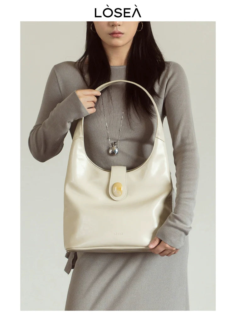 LOSEA Oriental Aesthetic Topaz Tote Bag