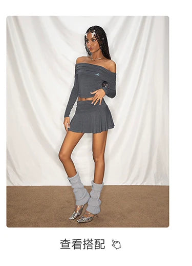 ABMY Thin Pleated Waist Pure Desire Ballet Skirt