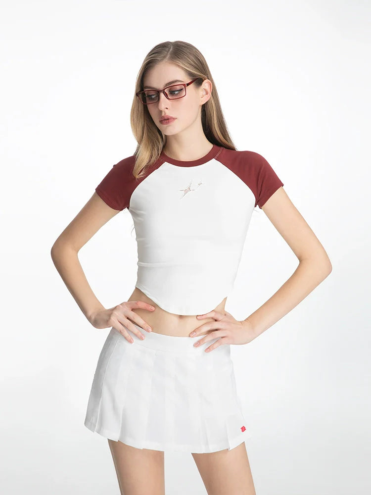 ABMY Hottie Low Waist Super Short Pleated Skirt