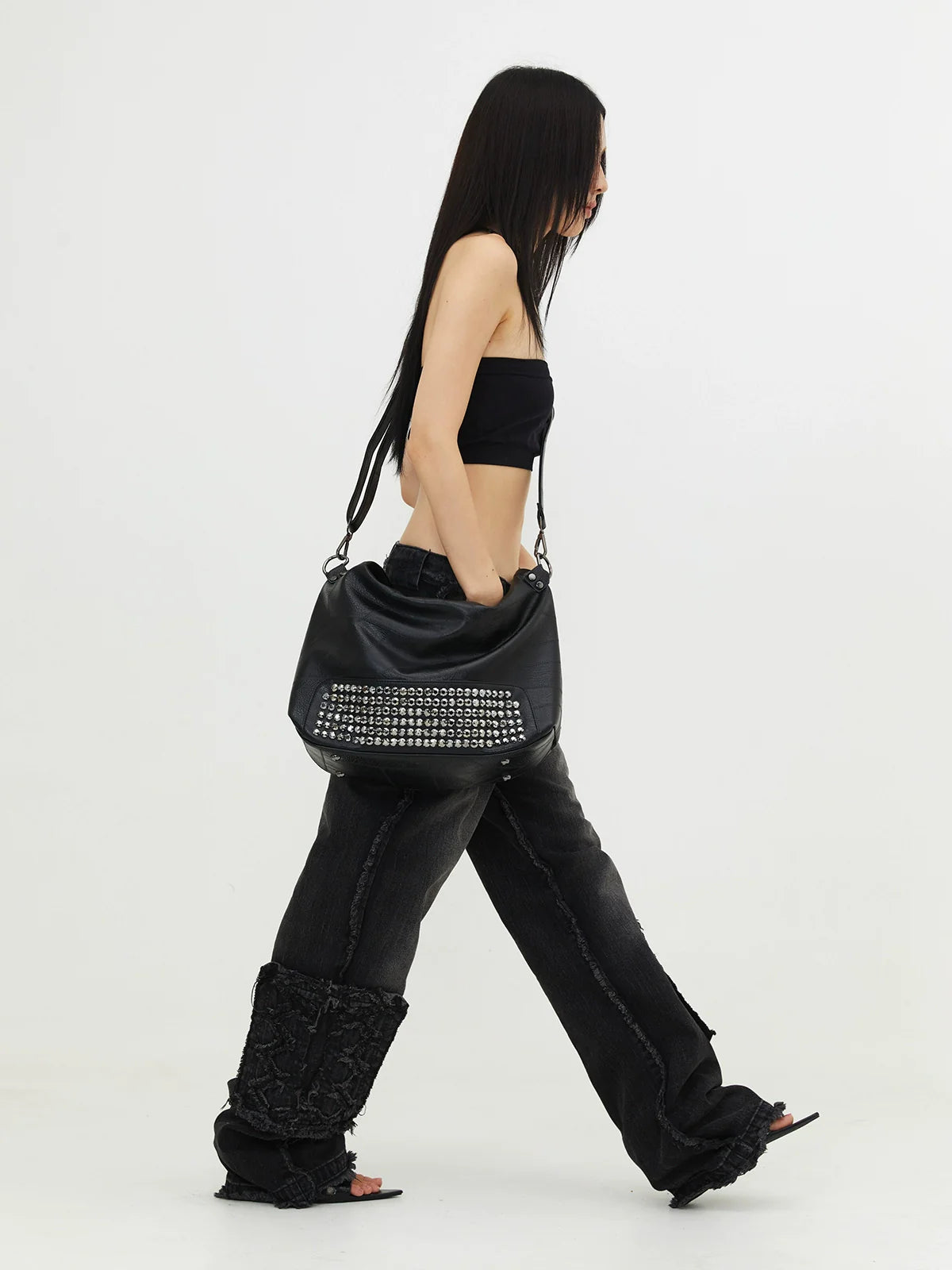 BINGBONG Shoulder Bag Liuding Large Bag Millennium Oblique Span Bag